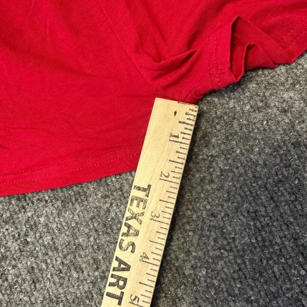 Forever 21 Skort Womens Size S Red SF 49ers Snap Button Athletic Game Day New